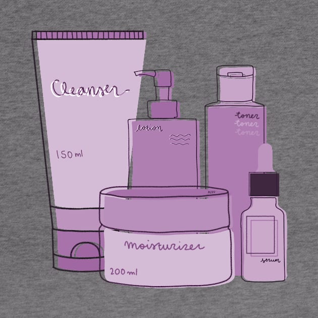 Skincare Essentials (Purple Theme) by aaalou